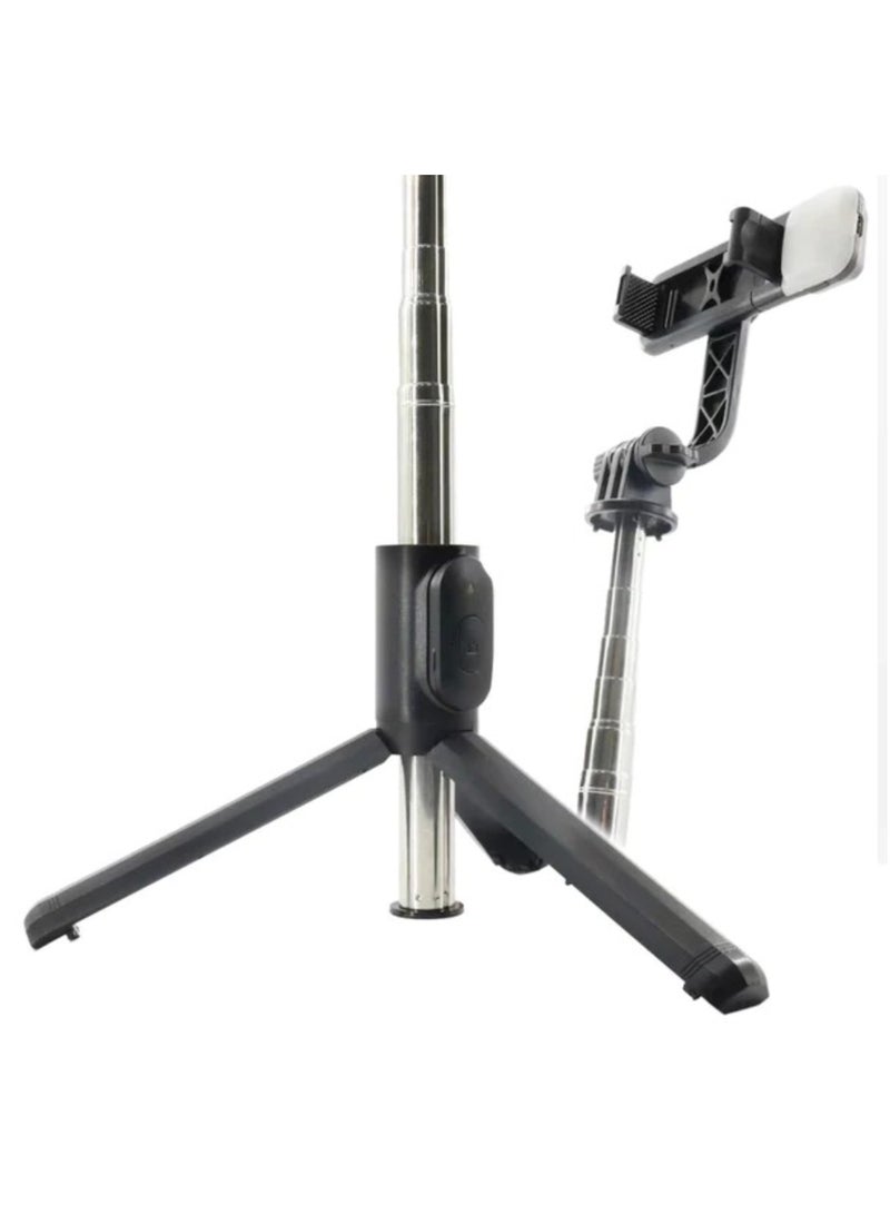 ELTRAZONE Q07 Bluetooth Selfie Stick Multifunctional Live Broadcast Tripod Without Light(Black) - Image 4
