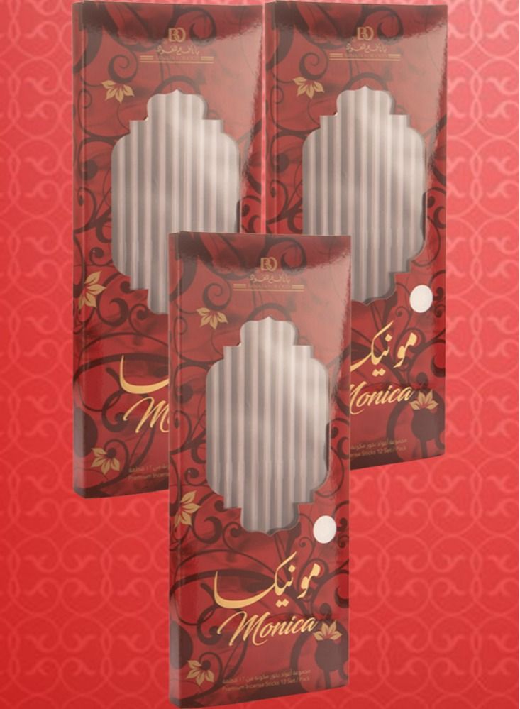 Banafa 3 Pieces Monica Incense Sticks - Image 1