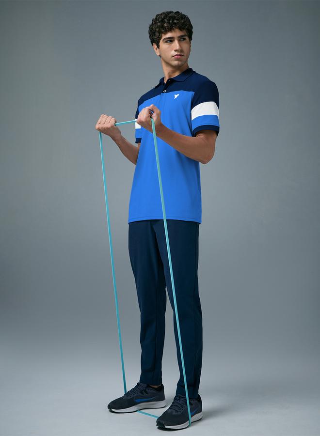 Technosport Men Slim Fit Color Block Pique Polo - Image 5