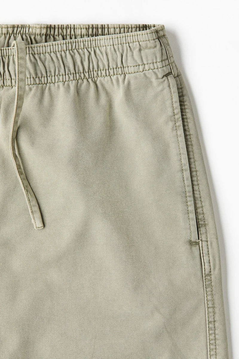 H&M  Loose Fit Cotton canvas trousers for Men | Best Price UAE
