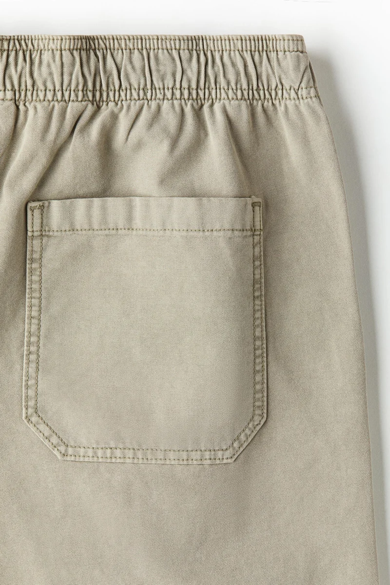 H&M  Loose Fit Cotton canvas trousers for Men | Best Price UAE