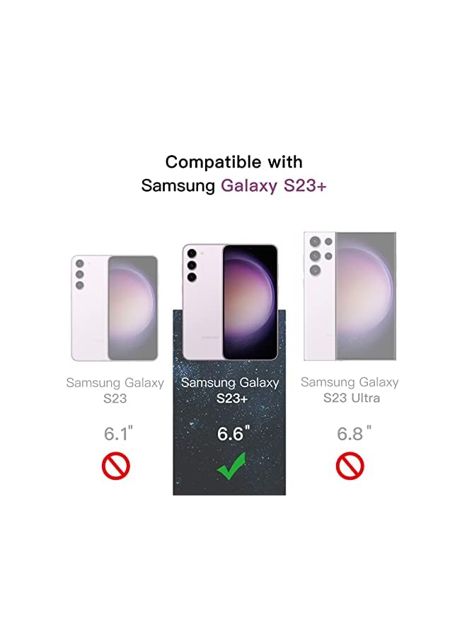 Jetech Privacy Screen Protector for Samsung Galaxy S23+ / S23 Plus 5G 6.6-Inch with Camera Lens Protector, Anti-Spy Tempered Glass Film, Fingerprint ID Compatible, 2-Pack Each - Image 4