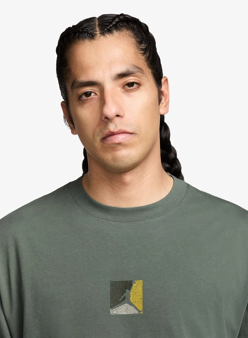 Jordan VINTAGE LICHEN Jordan Elevate Graphic T-Shirt for Men | Best Price UAE
