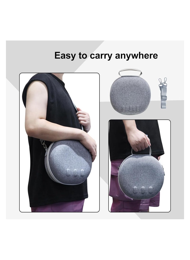 XICEN Hard Storage Bag for Quest 3 VR Glasses Accessories, with Shockproof Anti-Scratch for Travel and Home Storage (Grey) - Image 2