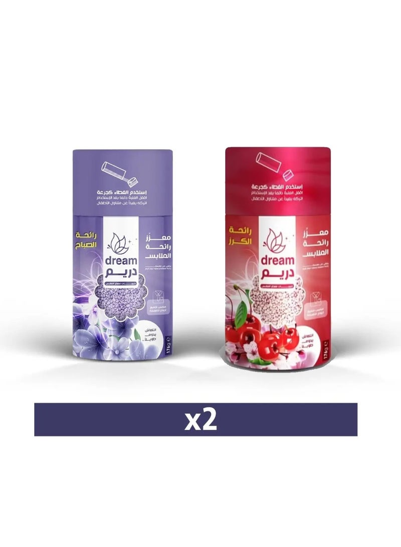 دريم دلل ملابسك برائحة اللافندر والكرز التي تدوم طويلاً مع حبيبات العطر - Image 1