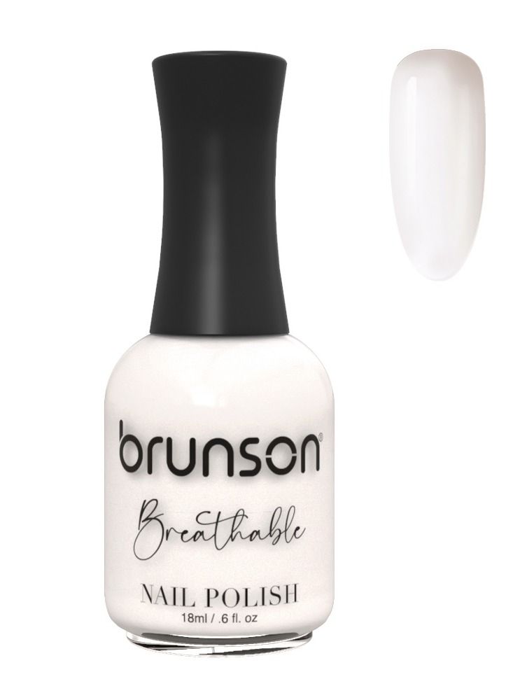 brunson Nail Lacquer 18ml Breathable Nail Polish Halal Nail Polish Wudu friendly Quick Dry long lasting but easy peel off Glossy Shine Water Based Nail Enamel No Need UV LED Lamp No curing Nail Paint