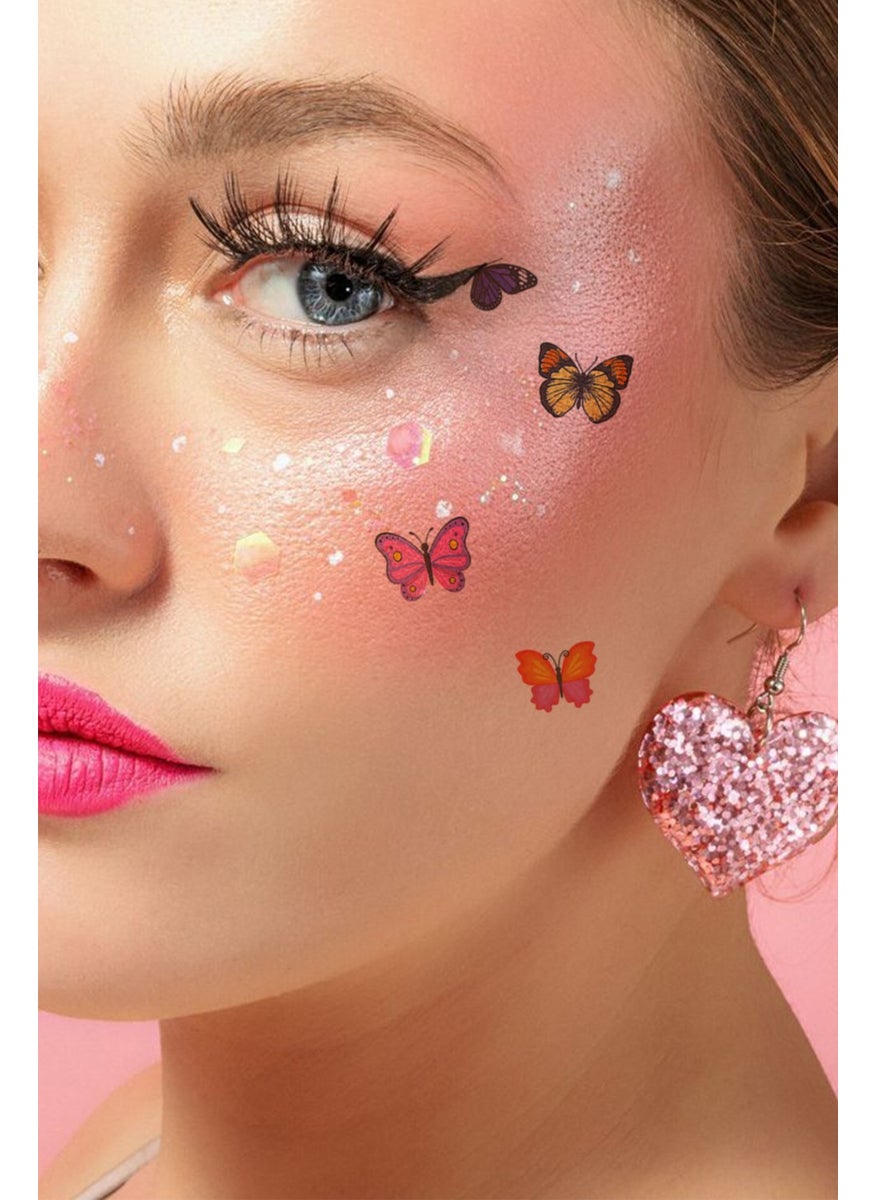 BP Tattoo - Face Makeup Butterfly Tattoo Butterfly Tattoo - Image 1