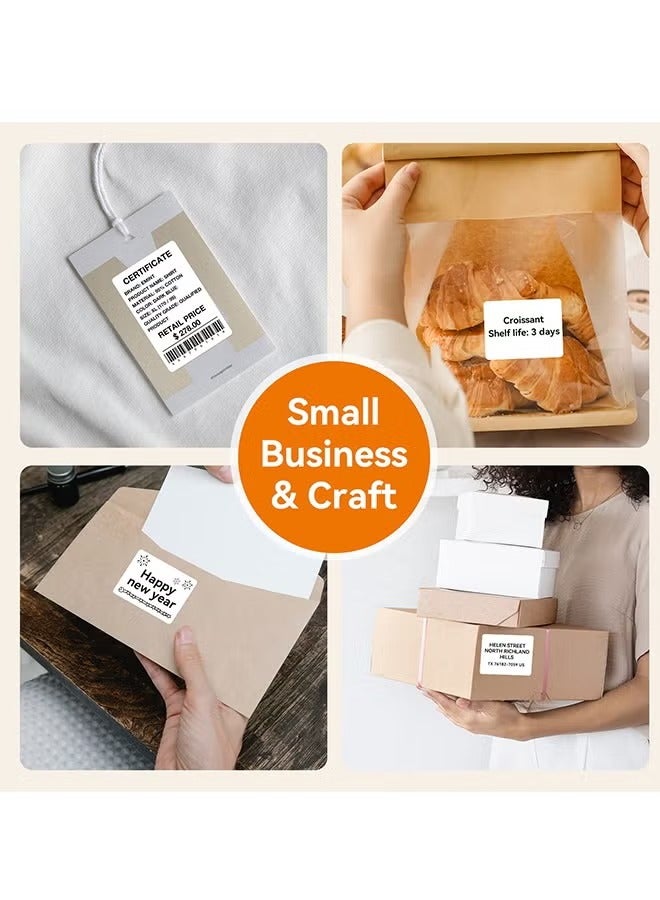 Generic Three proof Thermal Paper Label Paper Sticker Printing Paper Adhesive,Multi-Purpose Square Self-Adhesive Label for M200/ M220/ M221， 50 X 80mm,500 Labels/Roll Label Sticker Printing Paper ﻿ - Image 5