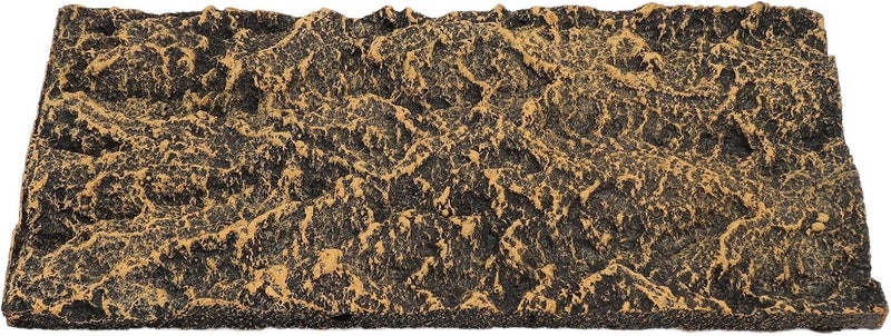 Rock Terrarium Background, Reptile Tank Background Board, High Simulation PU Habitat Climbing Board with Clear Texture, for Rainforest Fish Tank Decoration (26.5 * 12.5cm) - Image 5