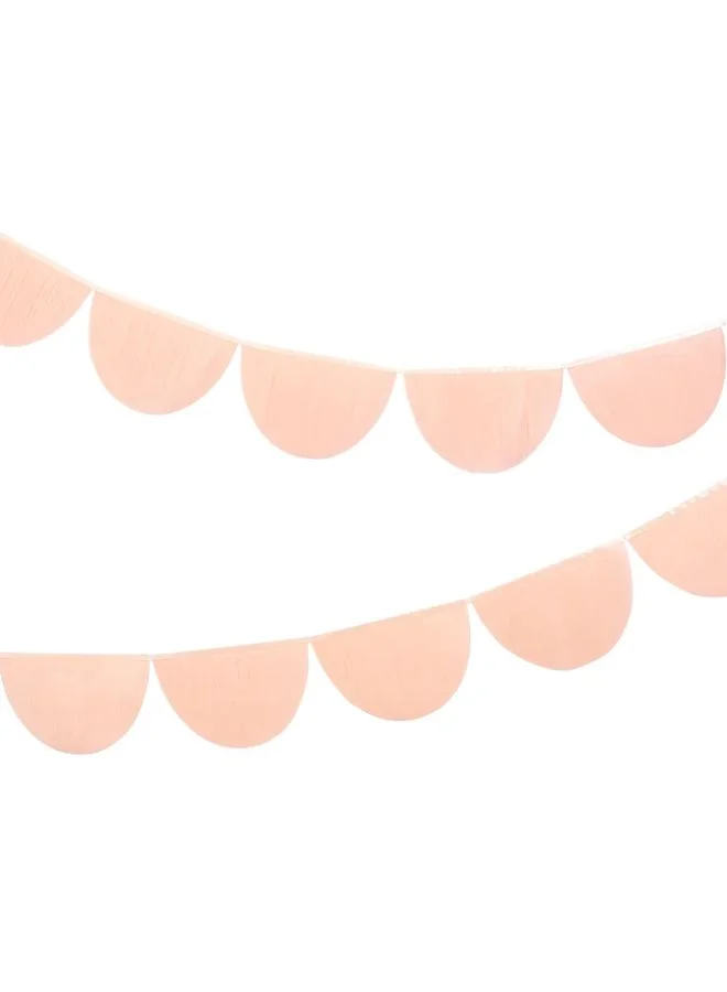 Meri Meri Peach Scallop Garlands