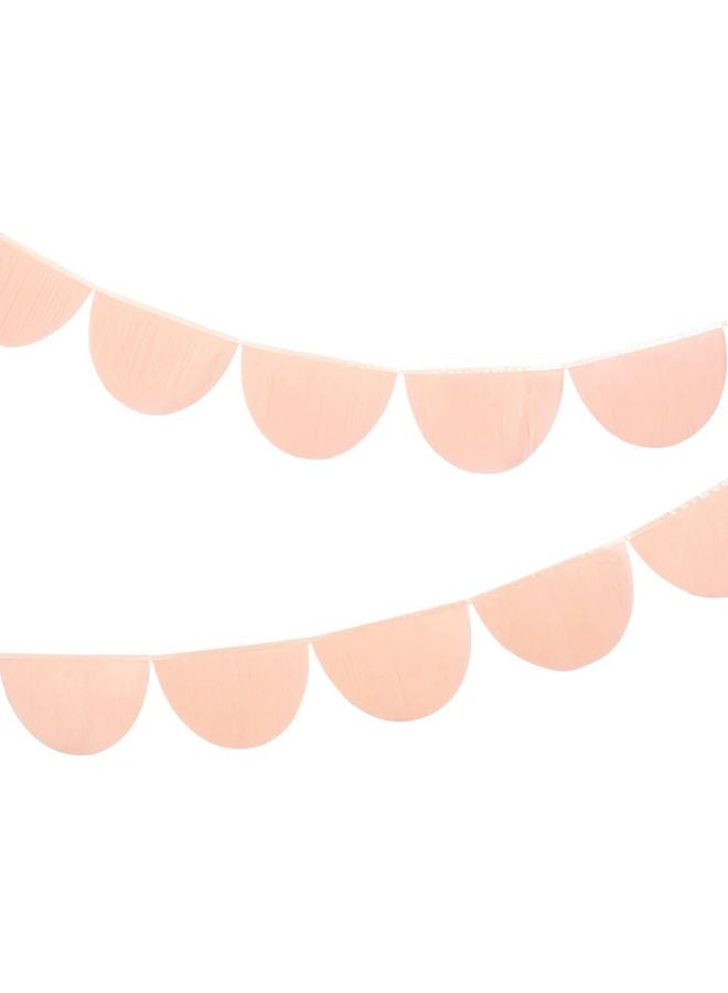Meri Meri Peach Scallop Garlands - Image 1