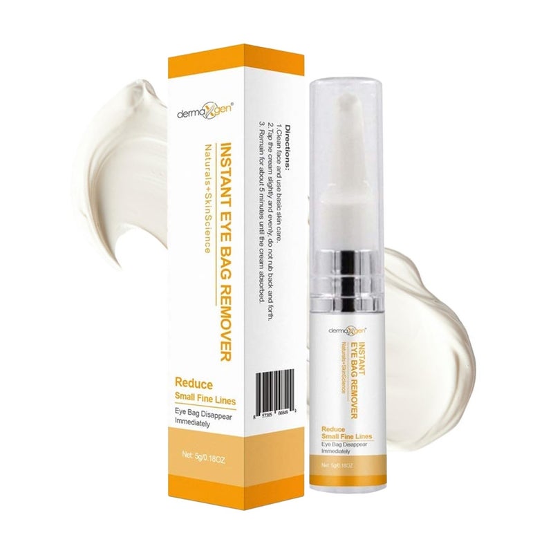 Dermaxgen Instant Under Eye Bag Remover Cream  Dark Circles Under Eye Treatment Cream for Wrinkles  Puffiness  Advanced AntiAging Formula for Women  Quick Solution for Tired  Dull Skin  18 OZ