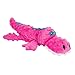 goDog Gators Squeaky Plush Dog Toy with Chew Guard Technology Durable Fabric Squeaker for Active Play Pink Large - Image 3