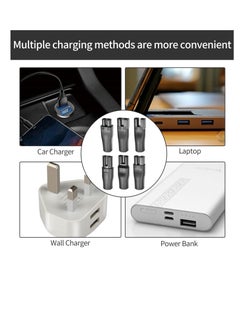 Excefore Shaver Charger, 6 PCS Shaver Charger, Universal Hair Clipper Cable, DC Connector, Multi-Functional Charging Solution, Beard Trimmer Charger, Men's Razor Charger Cable Kit, Power Cord Supply Adapter  - Image 5