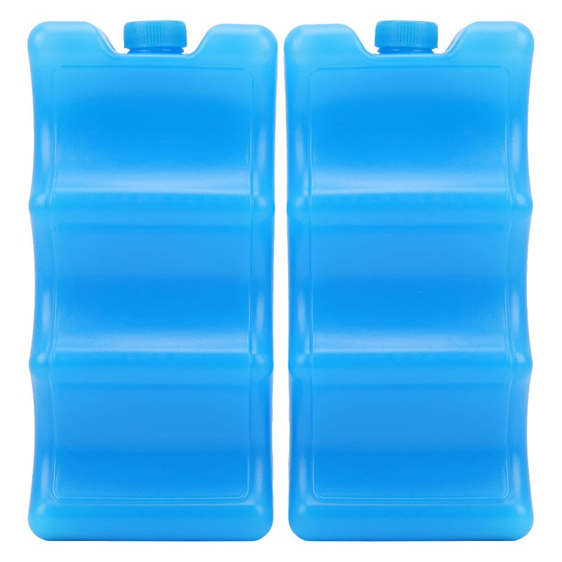 Reusable Contoured Ice Packs for Breastmilk Fits 6 Bottles 2 Pieces Set - Image 2