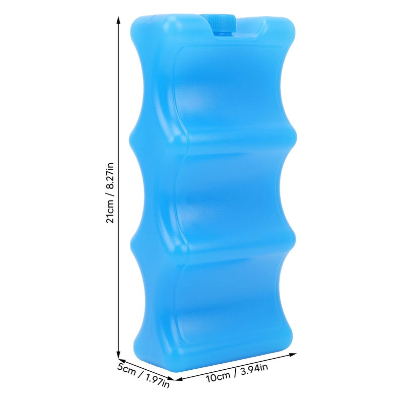 Reusable Contoured Ice Packs for Breastmilk Fits 6 Bottles 2 Pieces Set - Image 3
