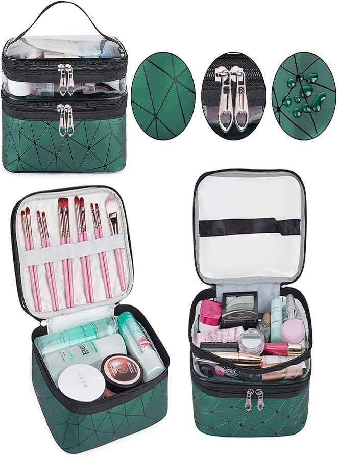 WISHBONE WASH BAG L Premium Faux Leather Makeup Pouch for Women | Waterproof PVC Cosmetic Bags for Girls | Toiletry Storage Wash Bag | Travel Organizer for Bath Accessories & Grooming Kit - Image 3