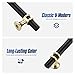 Ravinte Hardware 10 Pack 7375 Inch Matte Black Gold Cabinet Pulls Handles for Cabinets Drawer - Image 3