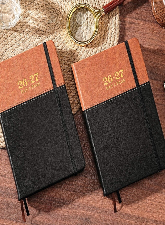 Lemome 2026-2027 Diary - Standard Diary, July 2026 - June 2027, Daily Planner 2026-2027, 5.8" x 8.4", Full Page Per Day, Hardcover, Brown - Image 2