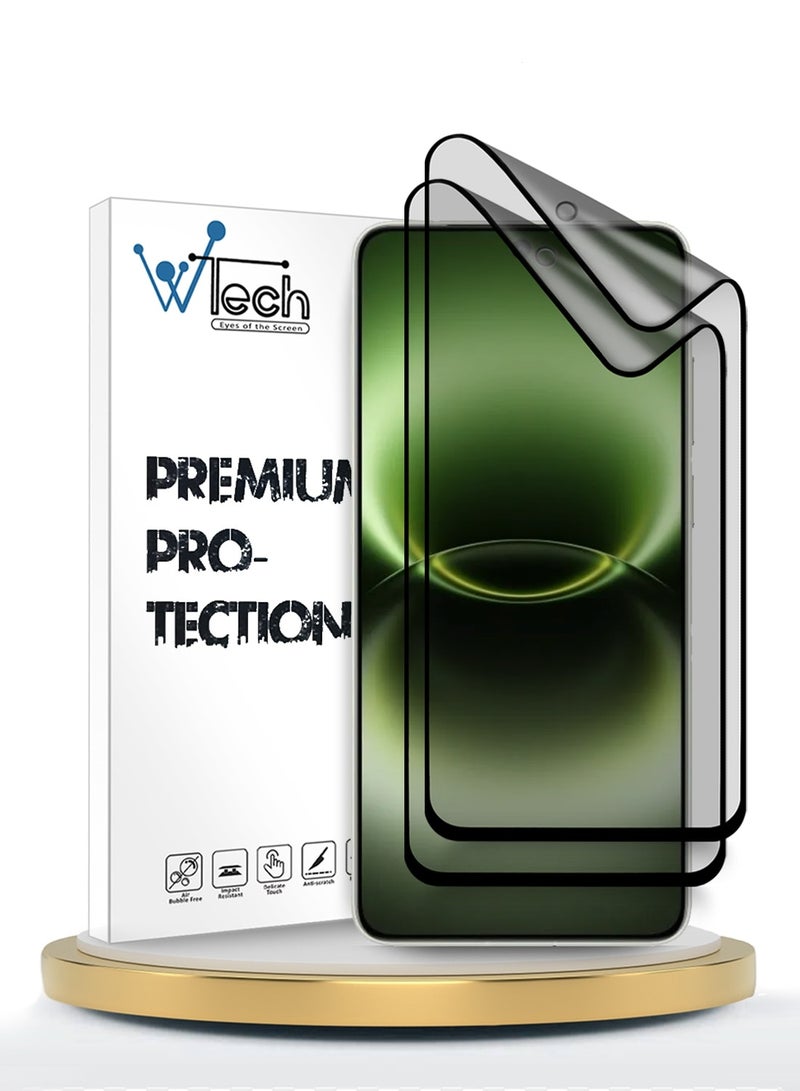 Wtech [2 PACK] vivo X300 Ultra 5G 2026 Premium Nano Ceramic Film 100D Glass Screen Protector - Transparent - Image 1