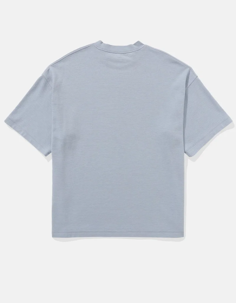 American Eagle  AE Oversized Textured T-Shirt for Men | Best Price UAE