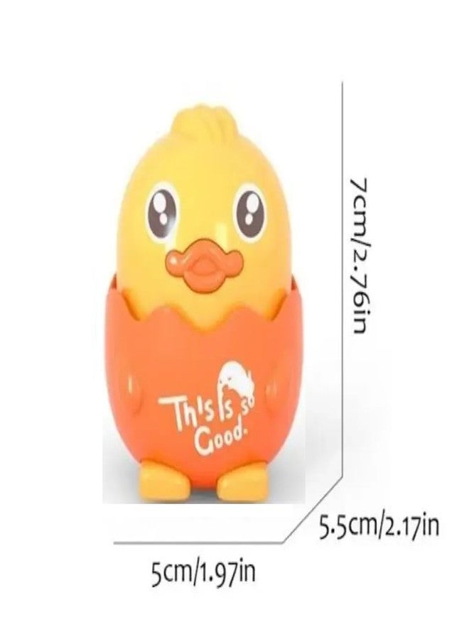IndusBay® Set of 2, Cute Sliding Duck Car Press & Release Inertia Press Run Slide Mini Cartoon Animal Wind Up Toys for Infant Toddler Boy Girl Toys for Kids, Multicolor - Image 2