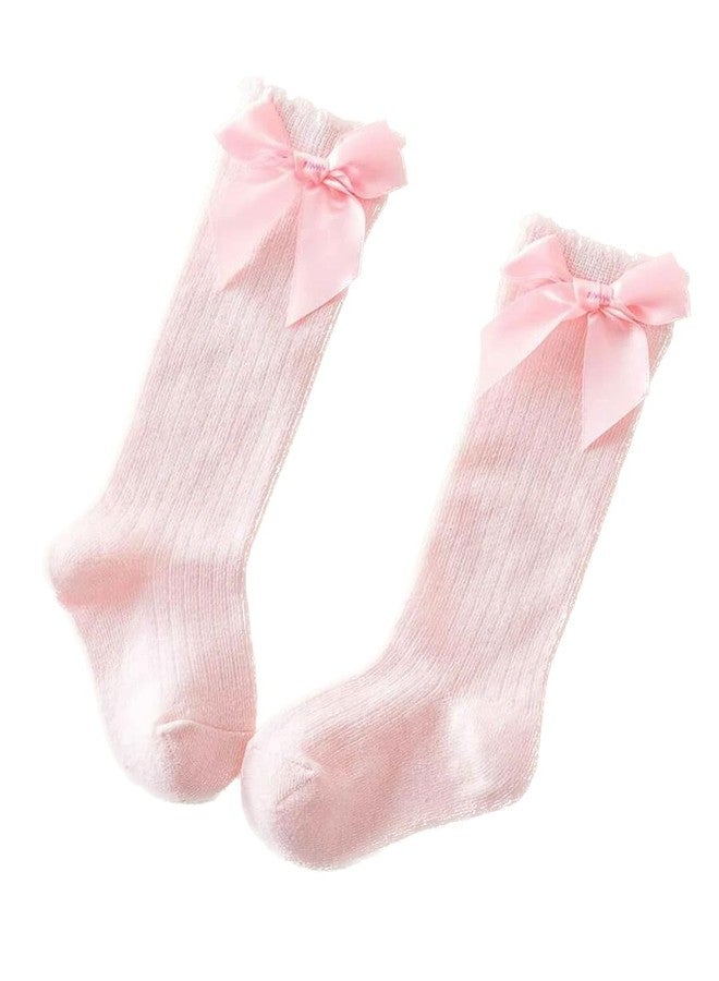 EL REGALO Girls Pink Solid Calf-Length Socks - Image 3