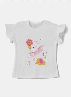 LC WAIKIKI Crew Neck Baby Girl Blouse and Leggings 2-Pack Set  - Image 2