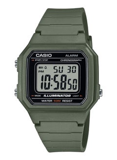 CASIO Chronograph Digital Resin Band Watch W-217H-3AVDF 