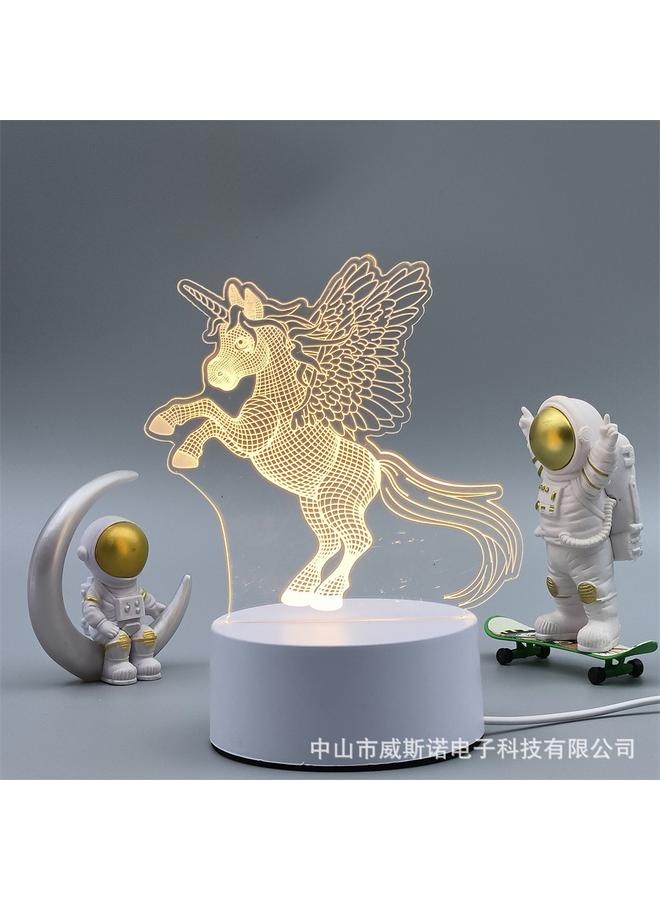 Bluejw Creative Night Light Acrylic Table Lamp Eye Protection Atmosphere Lamp Birthday Gift Led Lamp Room Night Light Desktop Ornaments - Image 1