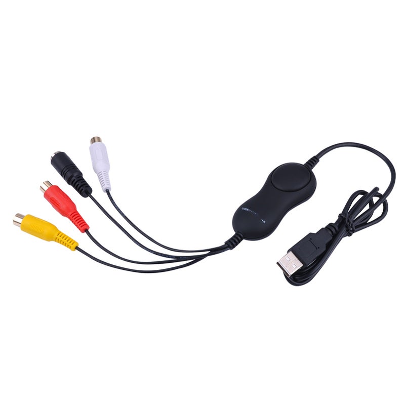 بطاقة التقاط الفيديو ezcap158 USB 2.0 UVC، محول الفيديو من VHS إلى رقمي، صندوق التقاط الفيديو يدعم مدخلات CVBS وفيديو S، يحول أجهزة VHS/دي في دي ومسجل الفيديو الكاسيتي (VCR) ومكشوف الفيديو ومشغل الألعاب إلى كمبيوتر محمول أو سطح المكتب - Image 5