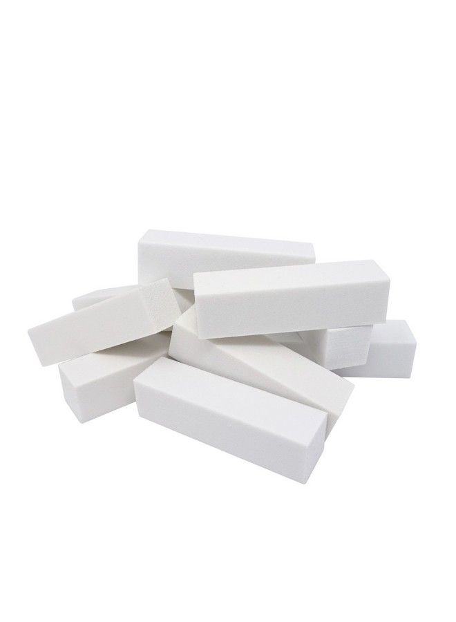 HONBAY 10Pcs White Nail Buffer Sanding Block Files Nail Art Tips Tool - Image 1