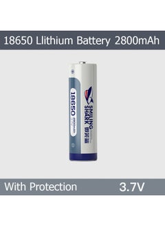 Generic Torch Special 18650 Lithium Battery Capacity Is 3.7v-Color:18650 Protection Electricity  - Image 1