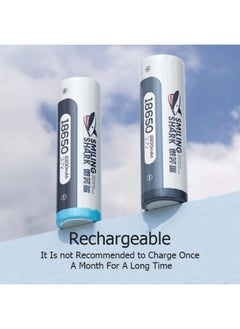 Generic Torch Special 18650 Lithium Battery Capacity Is 3.7v-Color:18650 Protection Electricity  - Image 3