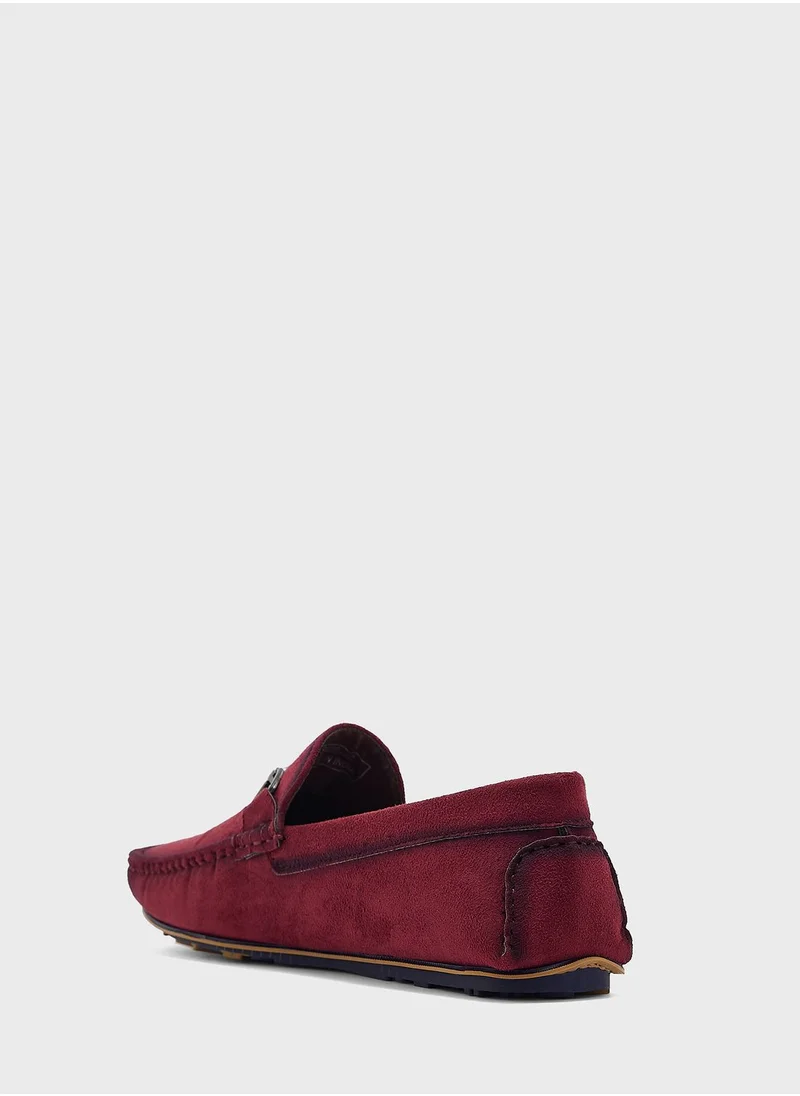 Robert Wood Nubuck Loafers