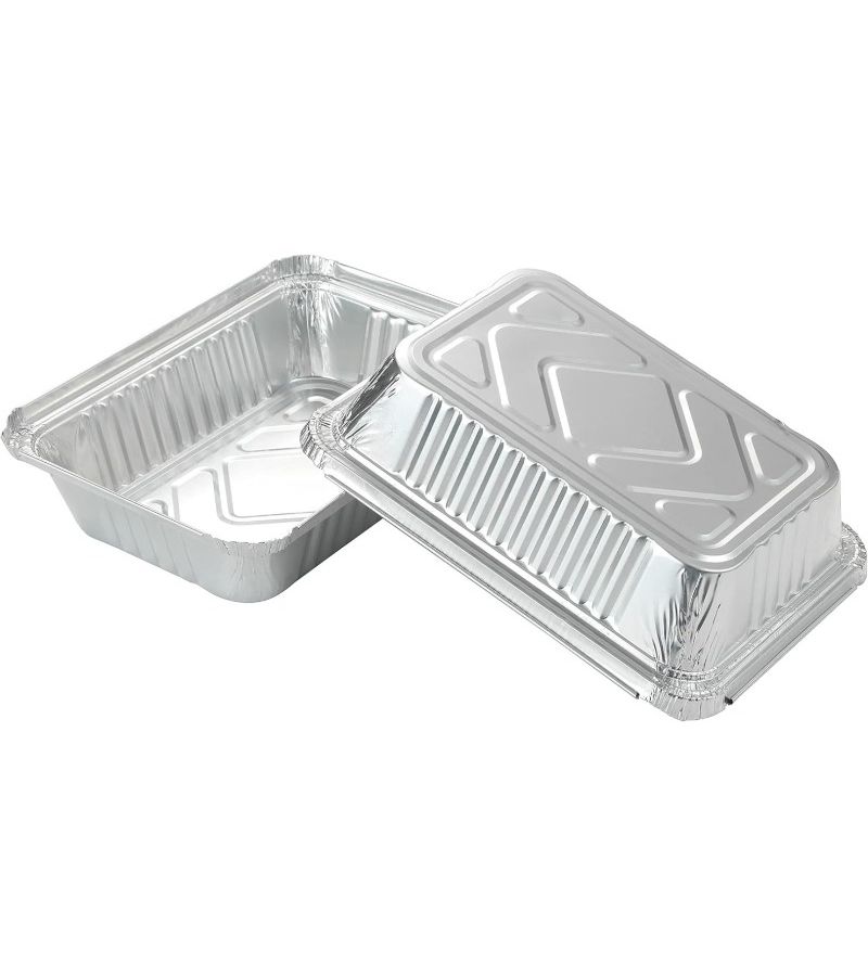 Heavy Duty 30 Pack Aluminum Bread Pans 700mL with Lids for Baking - Image 4