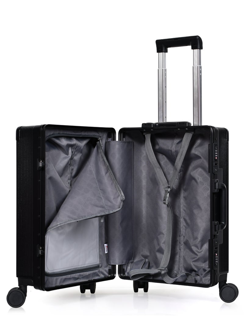 MORANO - Morano Lightweight Carry-on Luggage with TSA Lock (Black) - Image 1