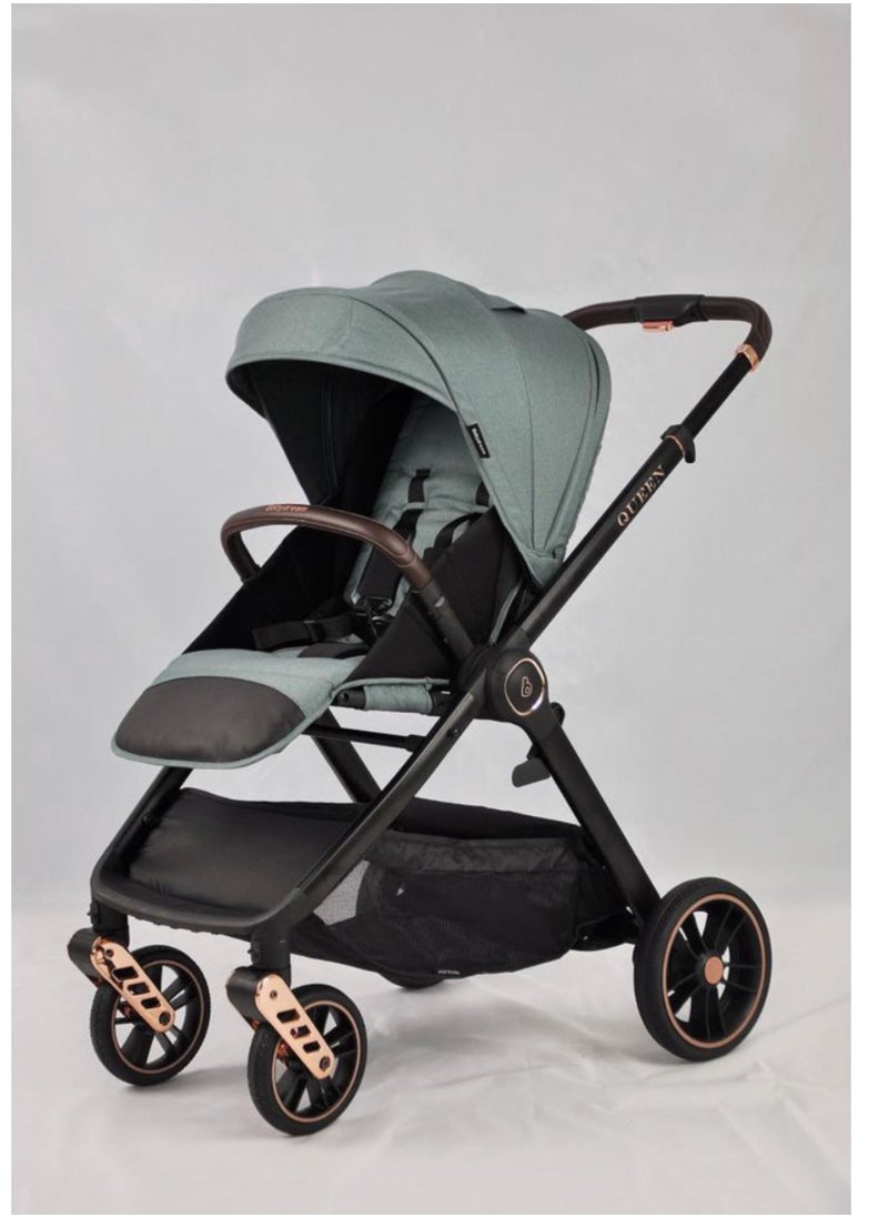 BabyDream Babydream Queen stroller-Green  - Image 3