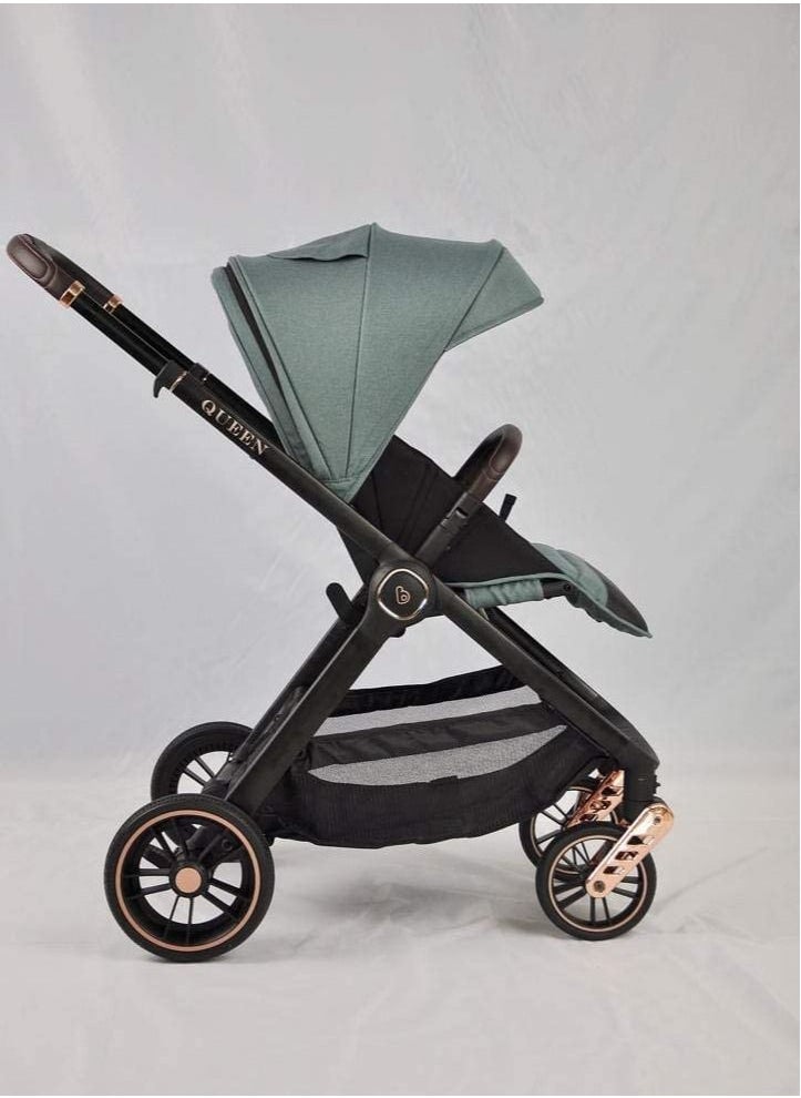 BabyDream Babydream Queen stroller-Green  - Image 5