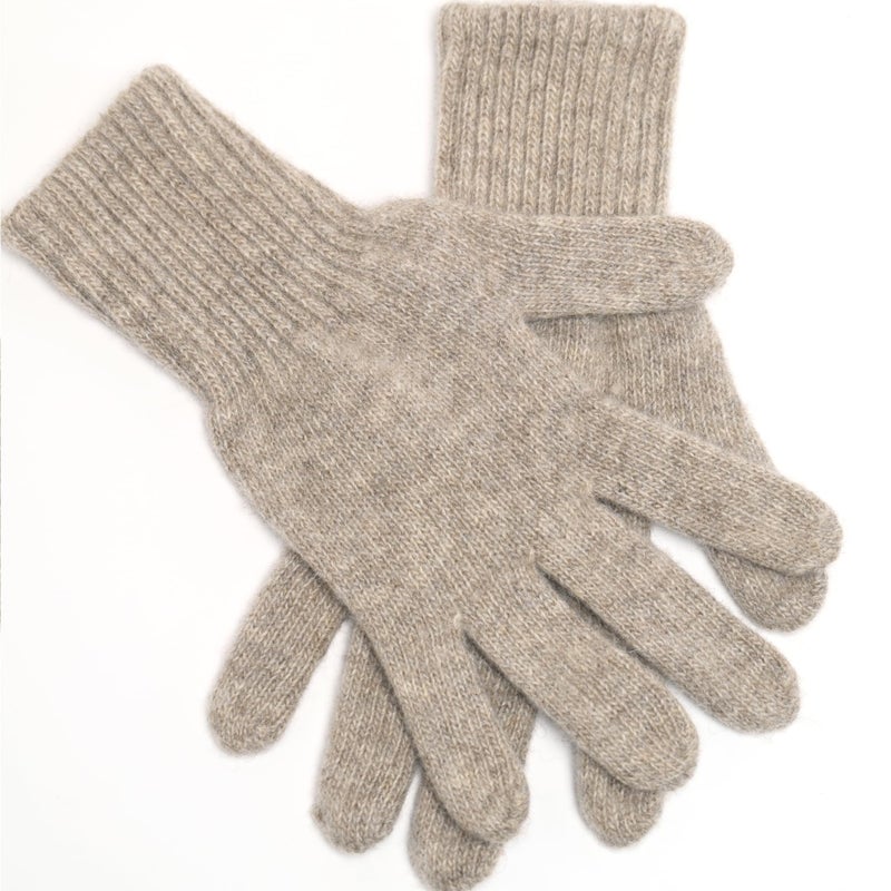 Zaya Organic Pure Wool Gloves for Men and Women, Un-dyed Sustainable Natural Fiber, Essential Cold-Weather Winter Accessories (Taupe, Man) - Image 4