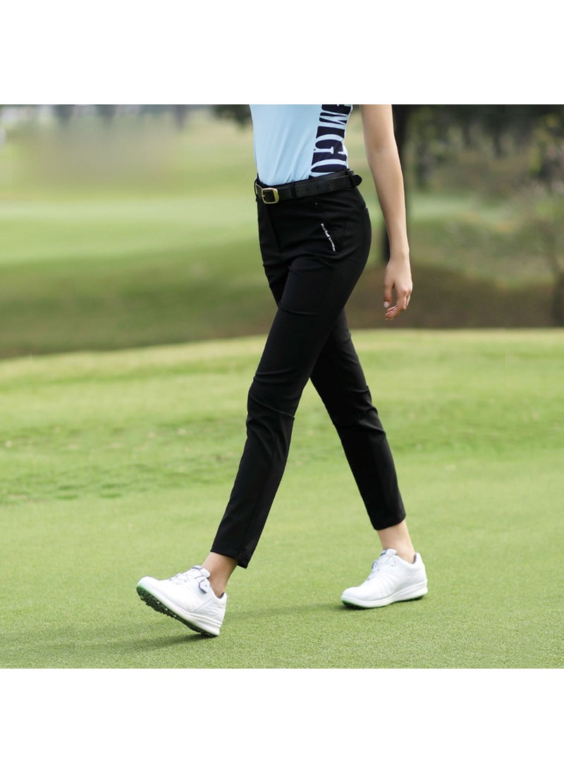 Generic - PGM Womens Golf Pants Summer Slim Fit Waterproof Breathable KUZ127-White - Image 1