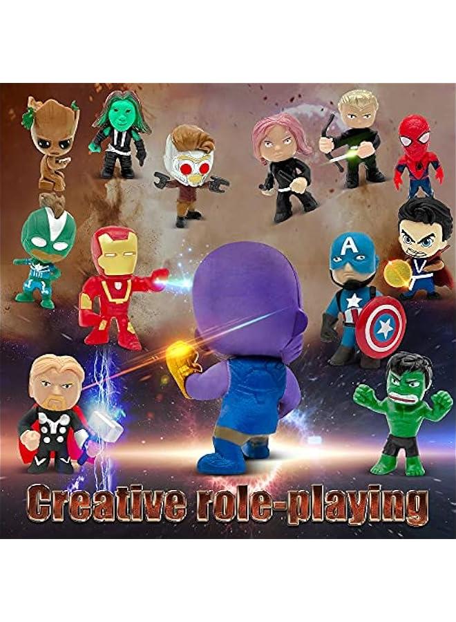 Mini Superhero Toys, 26 pcs Superhero Minifigures Small Action Figures Superhero Party Birthday Decorations for Kids’  Stocking,  Eggs Cake Toppers Collectibles  - Image 3