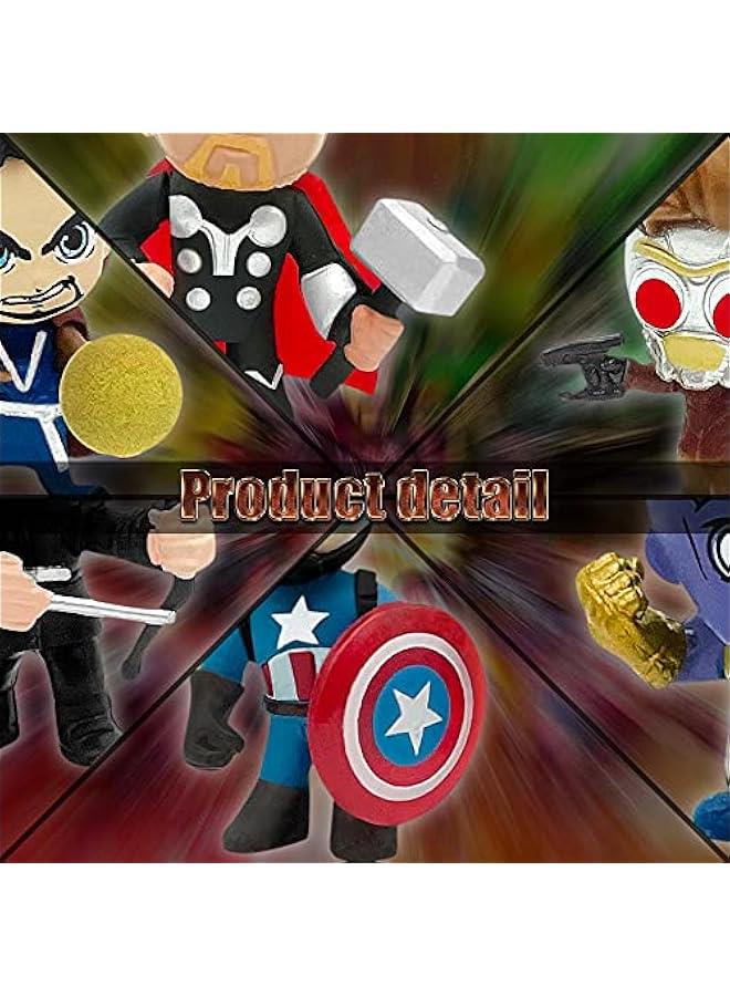 Mini Superhero Toys, 26 pcs Superhero Minifigures Small Action Figures Superhero Party Birthday Decorations for Kids’  Stocking,  Eggs Cake Toppers Collectibles  - Image 4