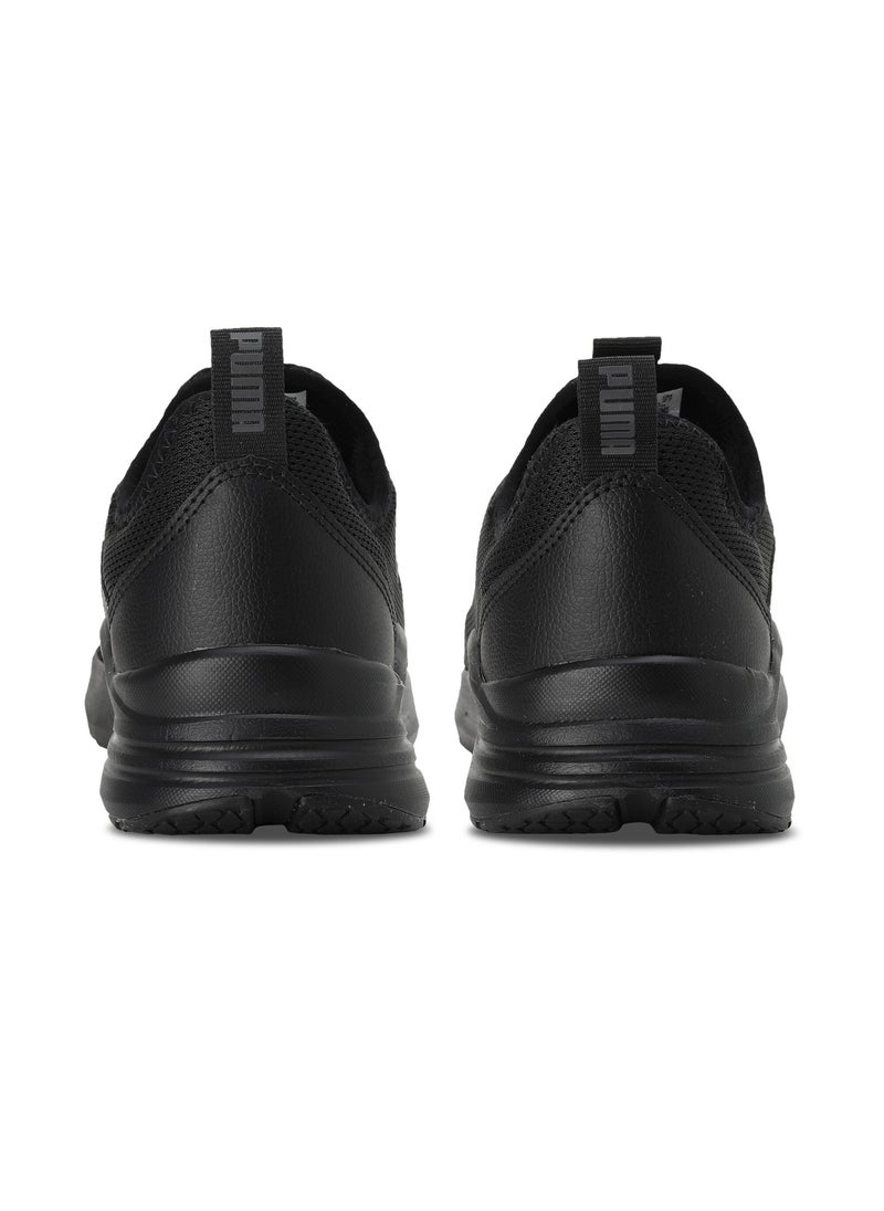 PUMA Wired Rapid Unisex Black Sneakers  - Image 3