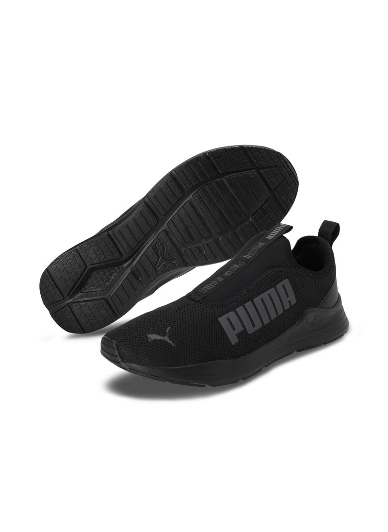 PUMA Wired Rapid Unisex Black Sneakers  - Image 2
