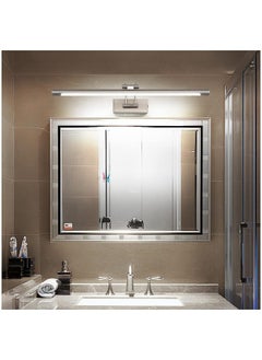 HUA QIANG WANG LED Mirror Front Light Brushed Nickel Bathroom Vanity Light Fixture with Switch,15W 60CM Cabinet Picture Wall Light, 3-Color Indoor Lighting Wall Sconce Bedside Lamp  - Image 5