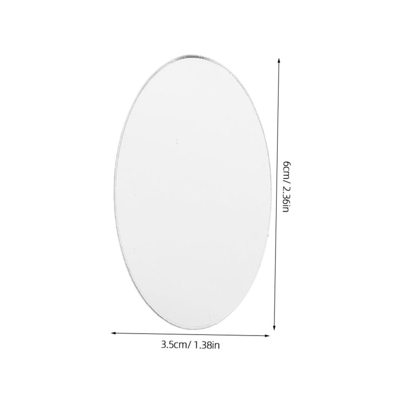 5pcs Self Adhesive Plastic Mirror Phone Case Stickers For Crafts Easy Application Scratch Resistant Personalization - Image 3