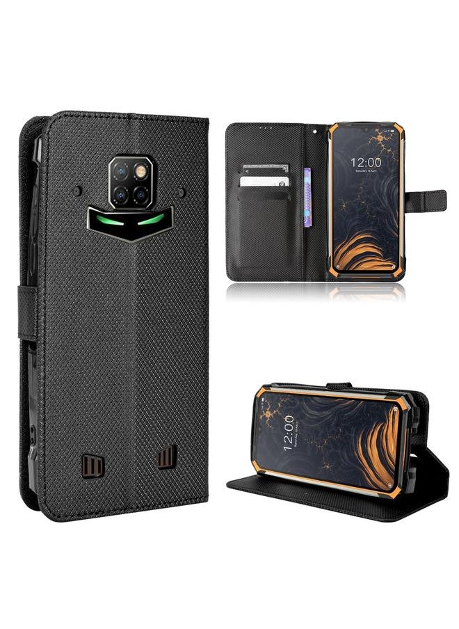 Zaboon Case For Doogee S88 Pro / S88 Plus Diamond Texture Leather Phone Case  - Image 1