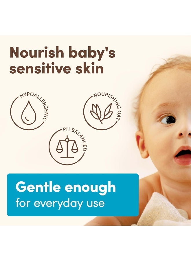 Aveeno Baby Aveeno Baby Gentle Wash & Shampoo with Natural Oat Extract, Tear-Free, Lightly Scented, 33 Fl. Oz  - Image 5