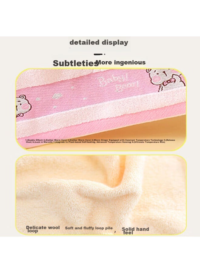 9i9 Baby Towels, Pure Cotton, Infant Face Towels, Kindergarten Hand Towels, Absorbent Cartoon Design, 3-pack, A268 - Image 5